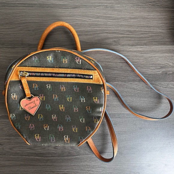 Dooney & Burke Logo Circle Backpack - Picture 2 of 2